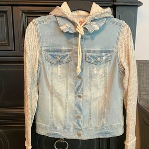 Woman’s Distressed Denim Jacket